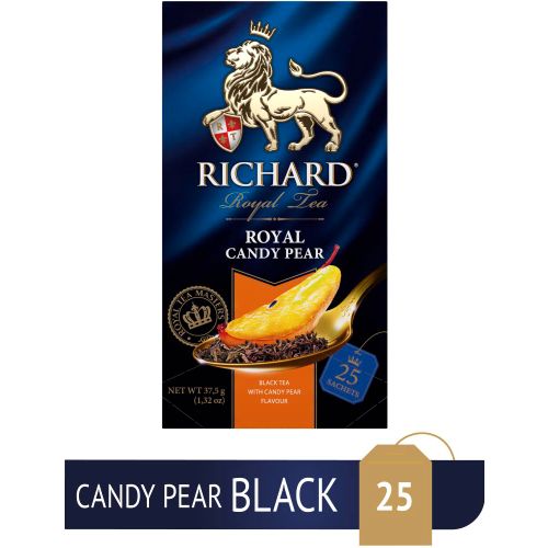 RICHARD Royal Candy Pear – Crni čaj sa aromom karamelizovane kruške 25 x 1,5g 111370 slika 1