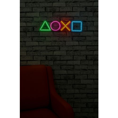 Wallity Zidna dekoracija NEON, Play Station - Multicolor slika 4