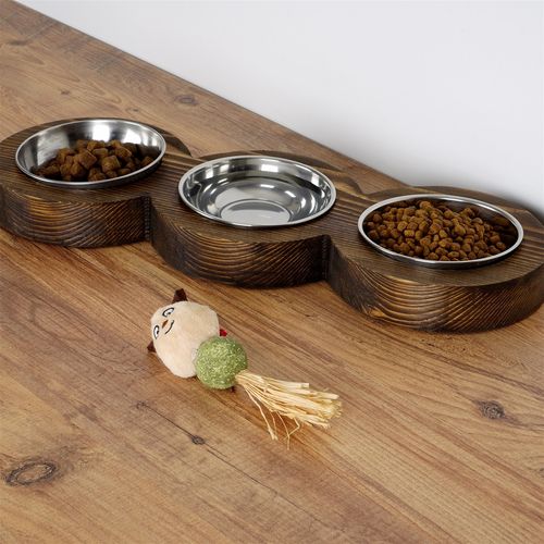 PET010 Walnut Pet Food Bowl slika 2