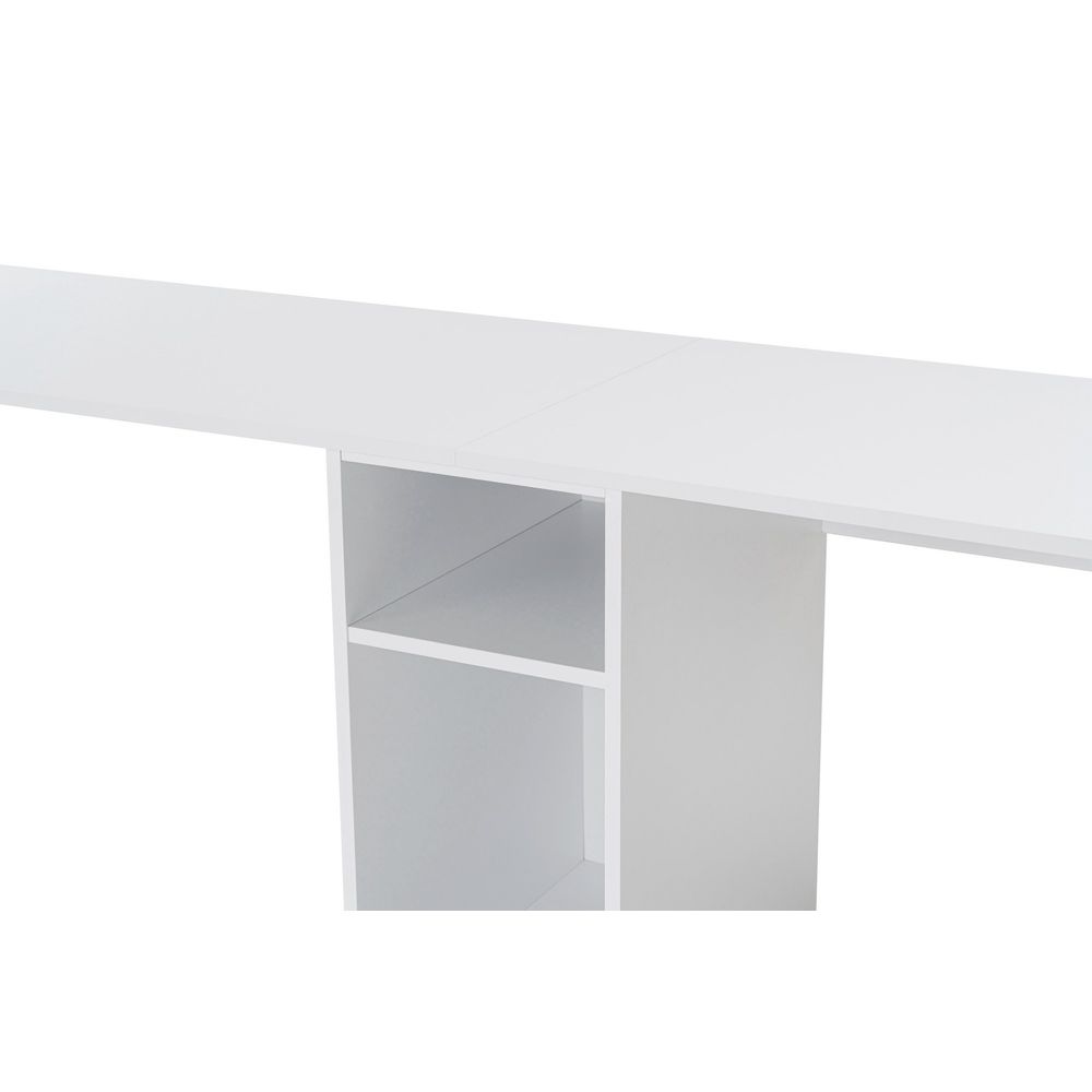 Twin Study Desk - Bijela i Zlatna slika 8