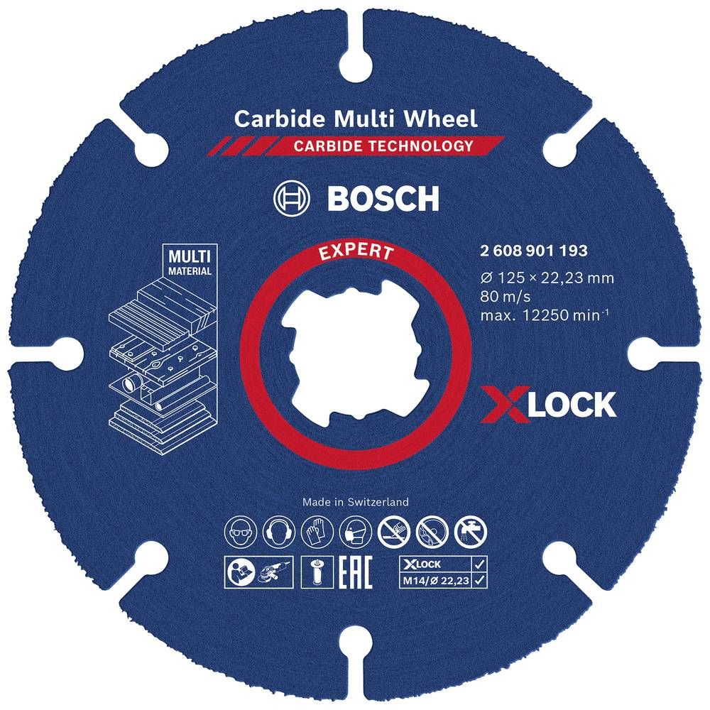 BOSCH Rezna ploča X-LOCK EXPERT 125x22,23 mm slika 1