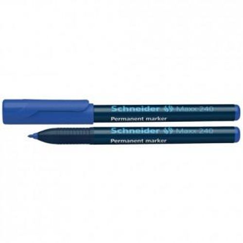 Flomaster Schneider, permanent marker, Maxx 240, 1-2 mm, plavi slika 1