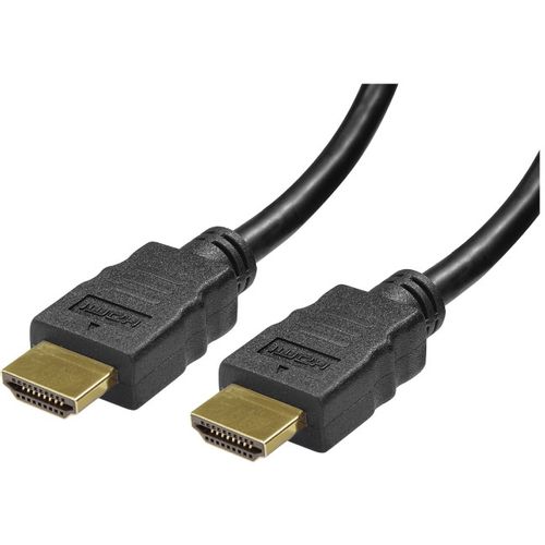 Kabl AVI HDMI V2.0 pozlaćen M/M 1,5m Black slika 1