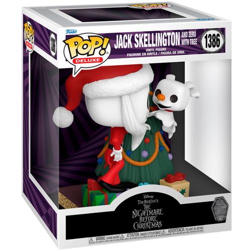POP figure Deluxe Disney Nightmare Before Christmas 30th Anniversary Jack Skellington and Zero slika 1