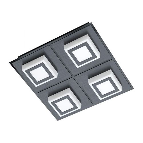 Eglo Masiano 1 zidna/plafonjera/4, led, 4x3,3w, 4x340lm, crna/aluminijum/čelik  slika 1