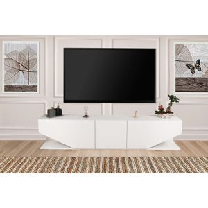 İnci - White White TV Stand