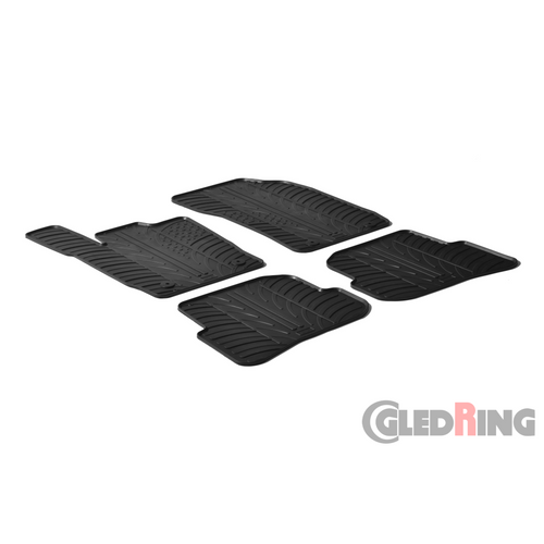 Gledring gumeni tepisi za Audi A1 2010-11.2018/3 & 5 doors slika 1