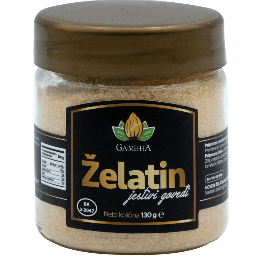 Goveđi Želatin 130 g Gameha slika 1