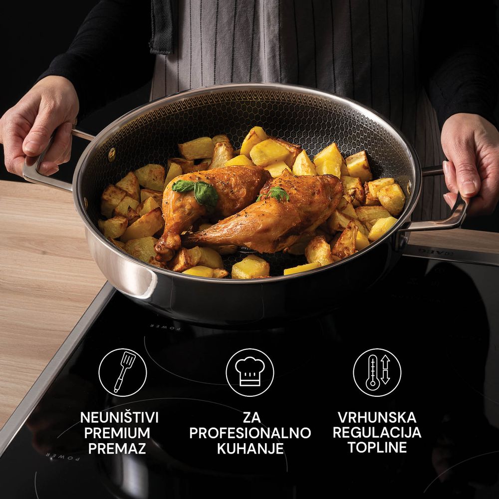 Rosmarino niski lonac s poklopcem HexaPRO - 28 cm slika 5