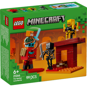 LEGO® MINECRAFT® 21266 Bitka uz lavu Nethera