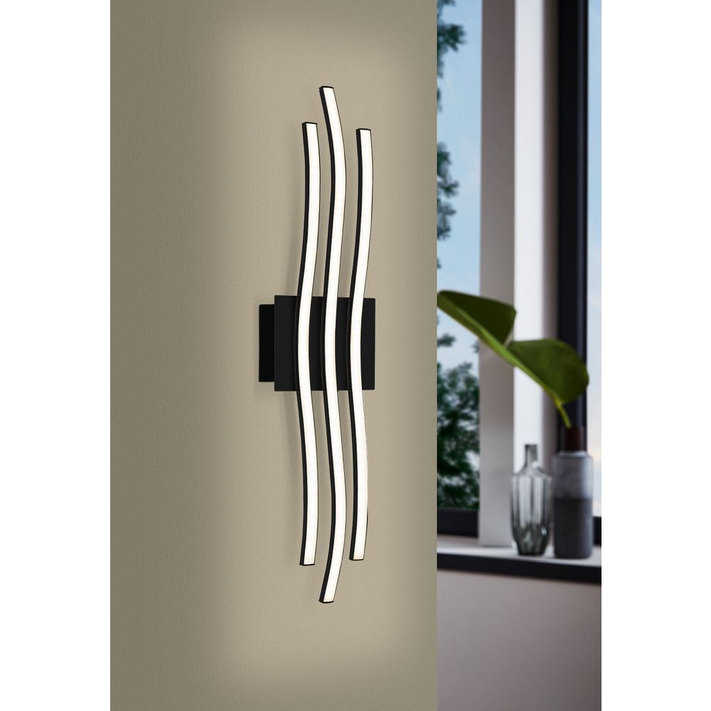 Eglo Roncade 1 Zidna/Stropna LED Lampa, 21W, D-650, Aluminijum/Crno-Bijela slika 2