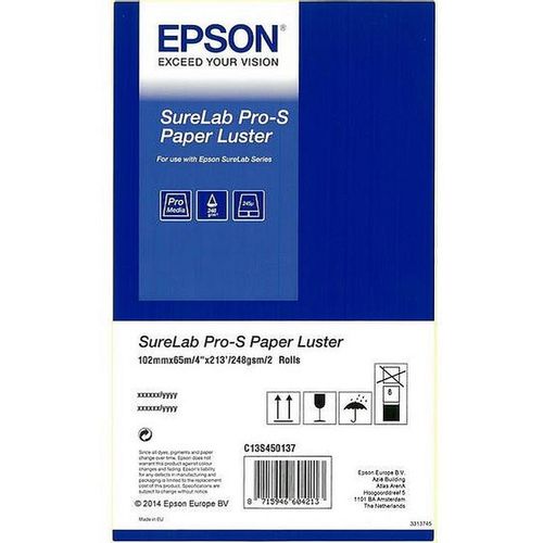 Rola Epson surelab pro-s paper luster 4x65m C13S450137BP slika 1