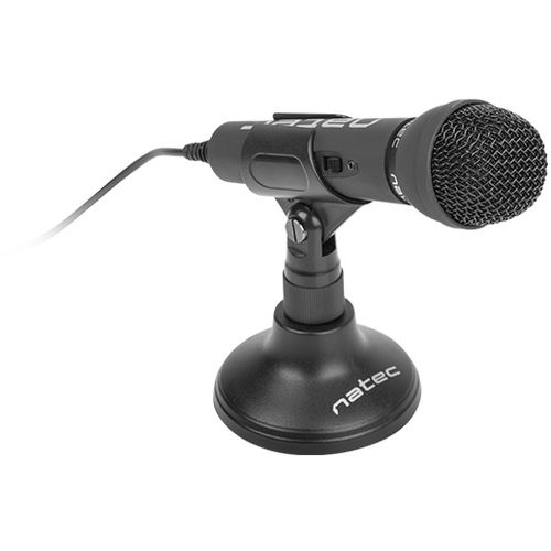 Natec NMI-0776 ADDER, Dynamic Microphone w/Stand, 3.5mm Connector, Black slika 4