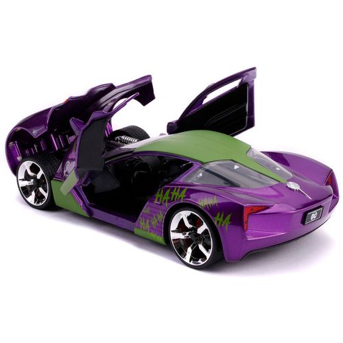 DC comics Joker Chevy Corvette Stingray 2009 auto + figura slika 3