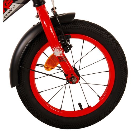 Dječji bicikl s dvije ručne kočnice Volare Thombike 14" crno-crveni slika 5