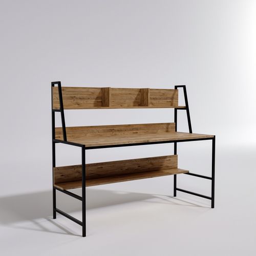 Demir Çalışma Masası L199 Oak Study Desk slika 4