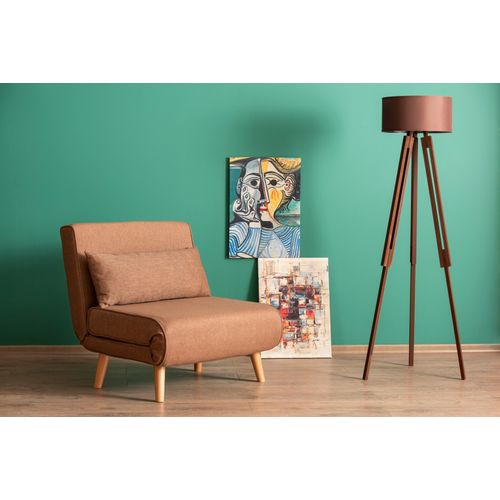 Atelier Del Sofa Fotelja na razvlačenje, Smeđa, Folde Single - Brown slika 1
