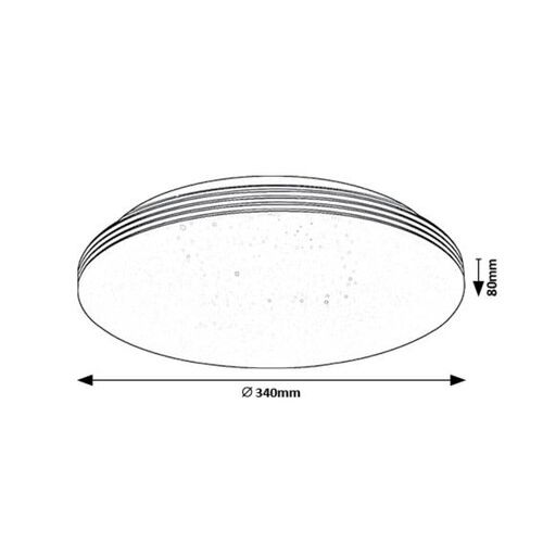 Rabalux Oscar2 led plafonska lampa 71179 slika 4