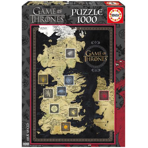 Game of Thrones puzzle 1000 komada slika 1