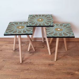 Set Nesting Stolova (3 Komada) 3Shp340 - Višebojni