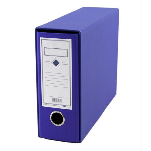 Registrator s kutijom A5, 8 cm, Eko, Orbi, plavi slika 1
