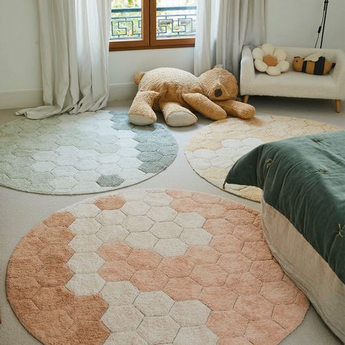 Lorena Canals Tepih Honeycomb Rose Sage slika 5