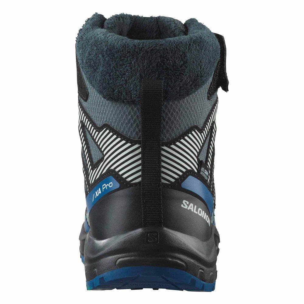 Salomon Dječije gležnjerice XA Pro V8 GTX Waterproof, Turbulence/ Black/Dark Blue slika 4