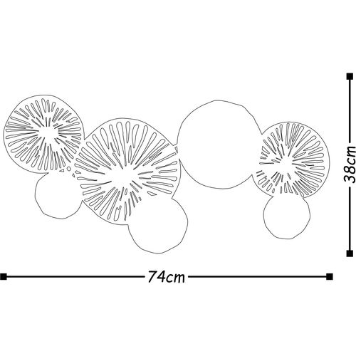Wallity Zidna dekoracija METAL ART, Metal Art 2 slika 8