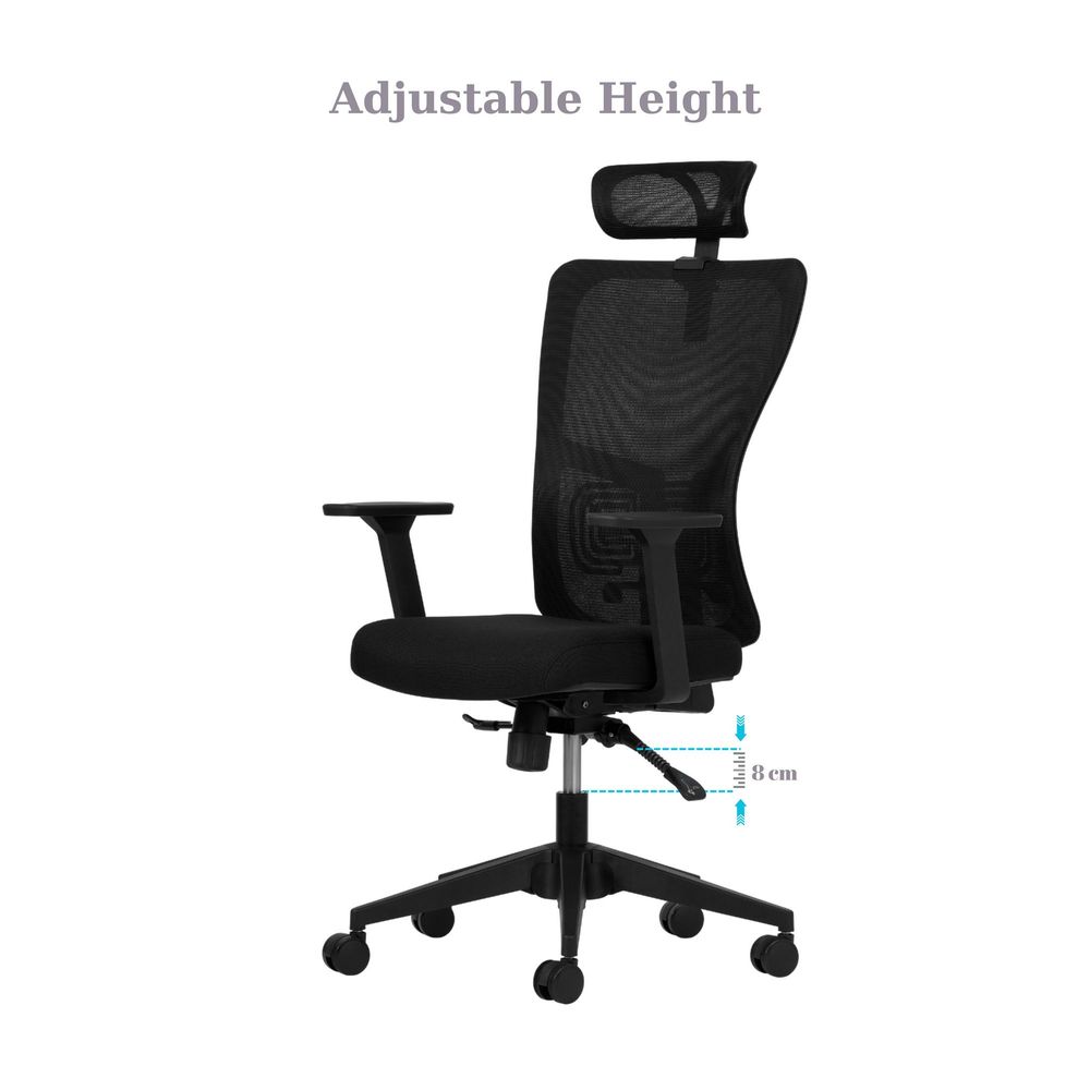 Set kancelarijskih stolica Lumbar 126 - crna boja (2 komada) slika 7