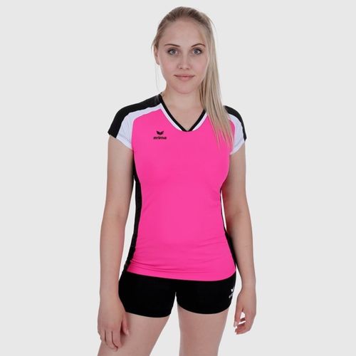 Ženski Dres Erima Gandia Tank Top - Pink Glo/Black/White slika 3