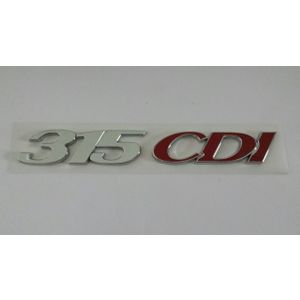 Plastični natpis 315 CDI - Crveni