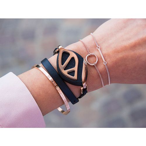 Bellabeat Leaf Urban Anthracite - Rose Gold Bracelet L slika 2