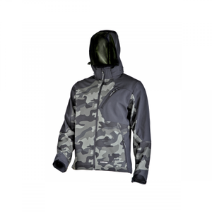 SOFTSHELL JAKNA S KAPULJAČOM MASKIRNA L  L4093203