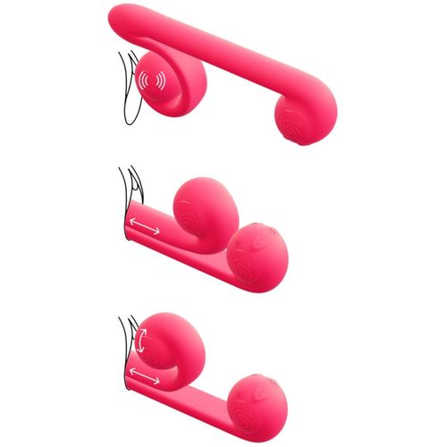 Vibrator Snail Vibe Duo, ružičasti slika 3