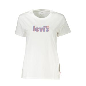 LEVI'S WHITE WOMEN'S SHORT SLEEVE T-SHIRT