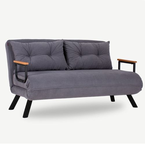 Atelier Del Sofa Sando dvosed - Sivi dvosed na razvlaÄenje slika 2