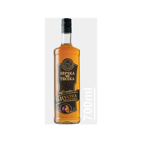 Srpska trojka rakija šljiva prepecenica 40%alc  0.7l slika 1