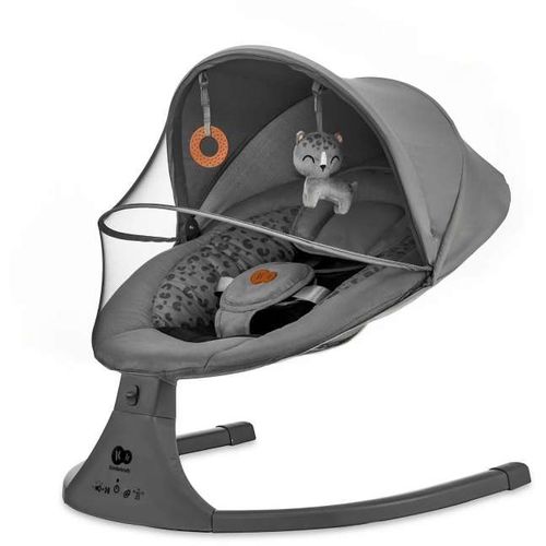 Kinderkraft Električna ležaljka za ljuljanje Lumi2, Dark Gray slika 1