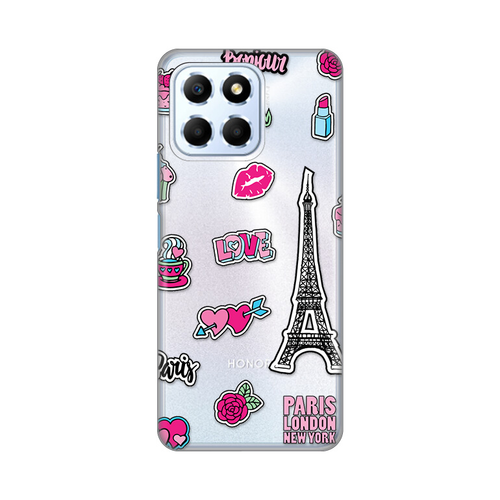 Torbica Silikonska Print Skin za Honor X6 Love Paris slika 1