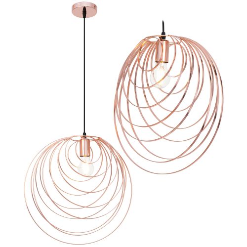 TOOLIGHT GEOMETRIJSKA STROPNA SVJETILJKA ROSE GOLD APP427-1CP slika 6