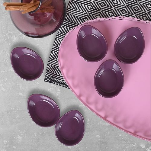 Hermia Concept Set posudica za umake, Mini Gondola Purple Snack - Sauce Bowl 8 Cm 6 Pieces slika 1