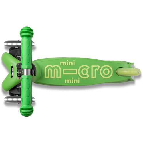 Micro Romobil Mini Deluxe LED, Green  slika 2