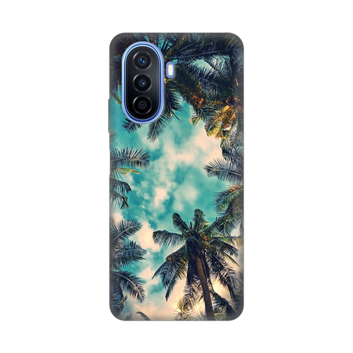 Torbica Silikonska Print Skin za Huawei Nova Y70/Y70 Plus Palm tree slika 1