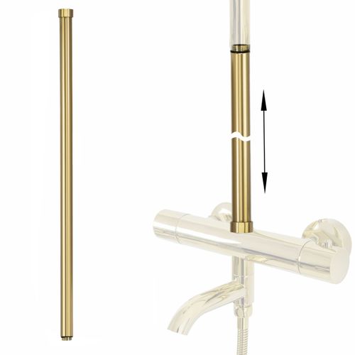 Nastavak za kadu/tuš set GOLD BRUSH 60cm slika 7