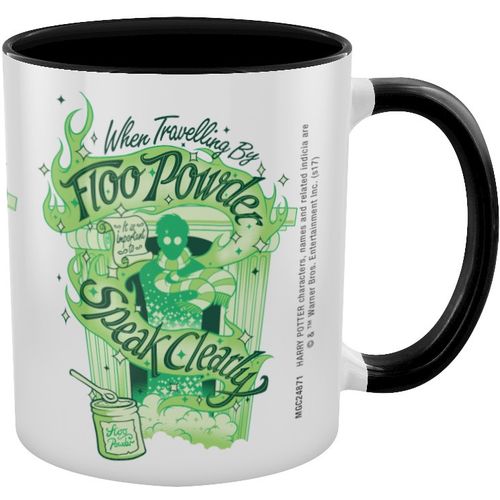 PYRAMID HARRY POTTER (FLOO POWDER) BLACK MUG slika 1