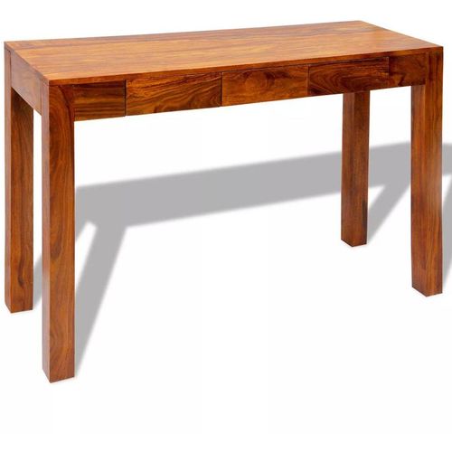 Konzolni stol s 3 ladice 80 cm od masivnog drva šišama slika 5