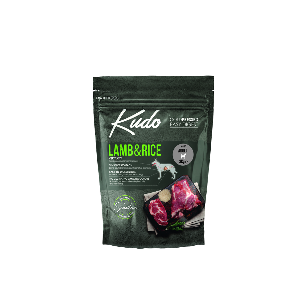 Kudo Adult Mini janjetina i riža 3 kg slika 1