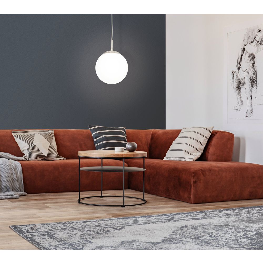 Eglo Rondo visilica/1 e27 ¤200  nikl-mat-opal  slika 2