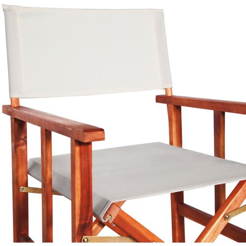 Redateljske stolice 2 kom od masivnog bagremovog drva slika 15