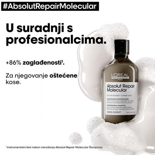 L'Oréal Professionnel Paris Serie Expert Absolut Repair Molecular Šampon 300ml slika 3